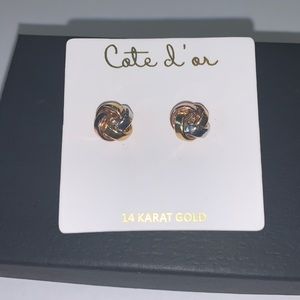 BN Cote d’or 14karat gold earrings